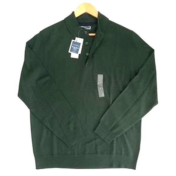 Club Room Men´s Regular Fit "Ivy League" Green Knit, Size Large, NWT!,All Products : American Fashion Style Bags On Sale